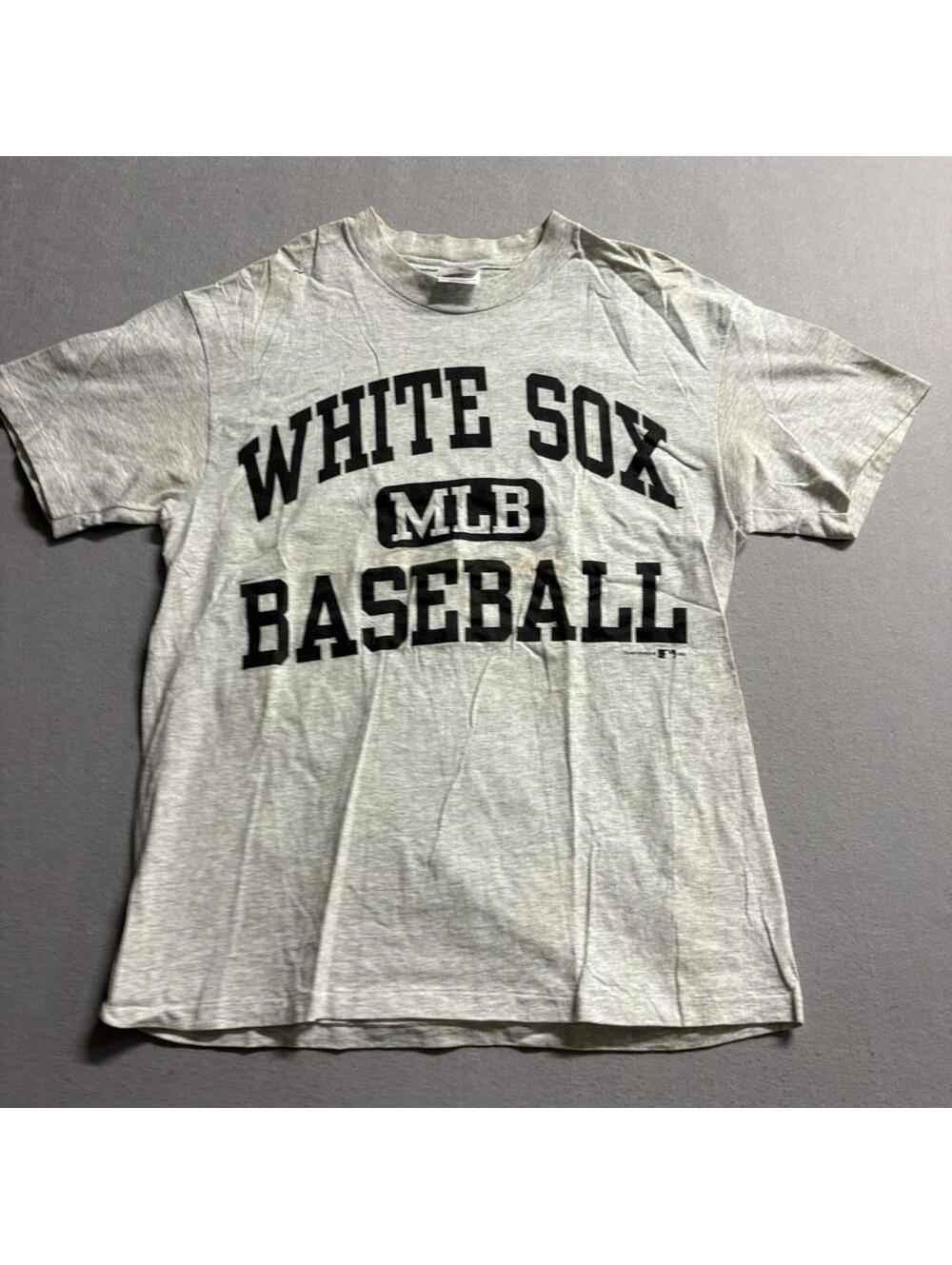 Vintage 1995 Chicago White Sox MLB T-Shirt Mens Large Gray Hanes Single Stitch